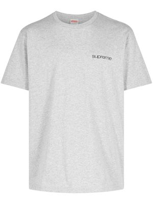 Supreme logo-print cotton T-shirt - Grey