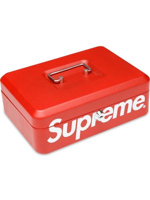 Supreme logo-print lock box - Red