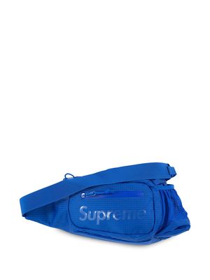 Supreme logo-print sing bag - Blue