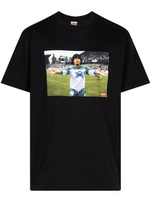 Supreme Maradona photo-print T-shirt - Black