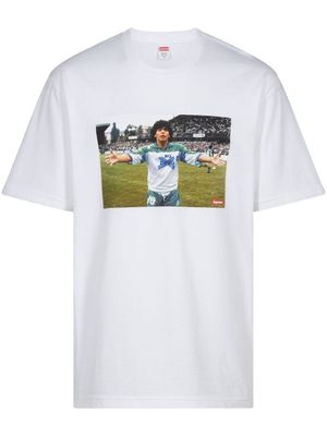 Supreme Maradona photo-print T-shirt - White