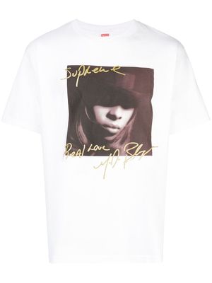 Supreme Mary J. Blige photograph-print T-shirt - White