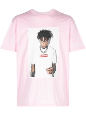 Supreme NBA Youngboy cotton T-shirt - Pink