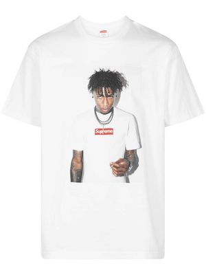 Supreme NBA Youngboy cotton T-shirt - White