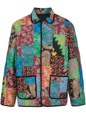 Supreme reversible patchwork jacket - Multicolour