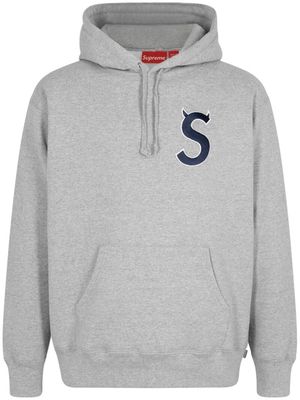 Supreme S logo hoodie - Grey