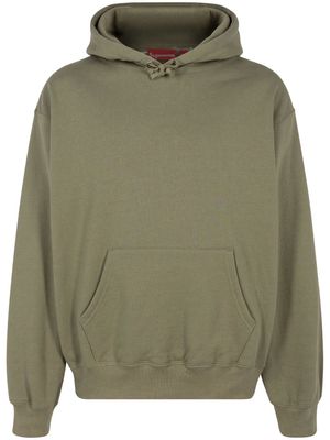 Supreme satin appliqué "FW23 - Light Olive" hoodie - Green