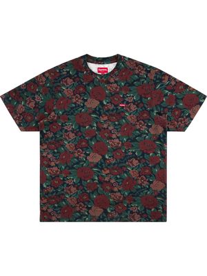 Supreme Small Box floral-motif T-shirt - Red