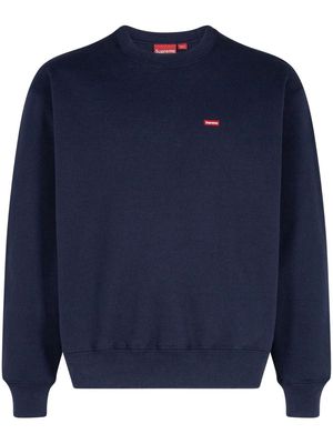 Supreme small box logo sweatshirt - Blue