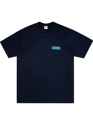 Supreme spiral-print T-shirt - Blue