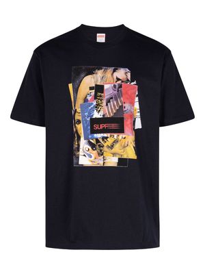 Supreme Stack "Navy" T-shirt - Black