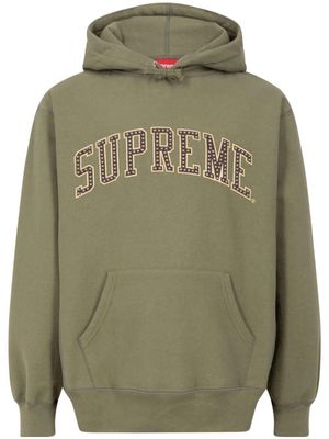 Supreme Stars Arc drawstring hoodie - Green