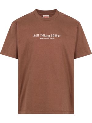 Supreme Still Talking T-shirt - Brown