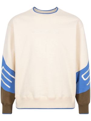Supreme stretch crew-neck sweatshirt - Neutrals