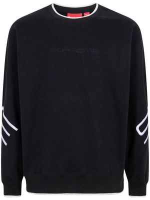 Supreme stretch crewneck sweatshirt - Black