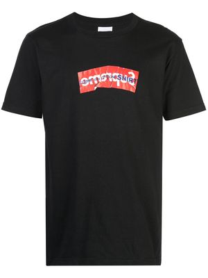 Supreme Supreme x CDG logo print T-shirt - Black