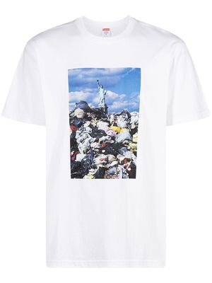Supreme Trash graphic-print T-shirt - White