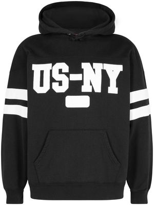 Supreme US-NY cotton hoodie - Black