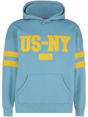 Supreme US-NY cotton hoodie - Blue