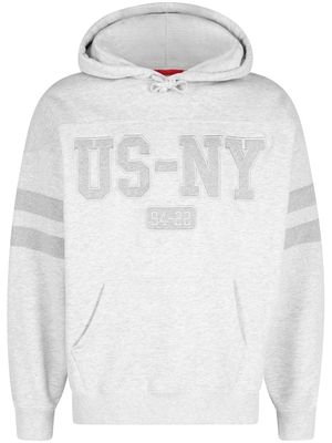 Supreme US-NY cotton hoodie - Grey