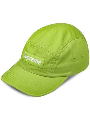 Supreme washed chino twill camp cap - Green
