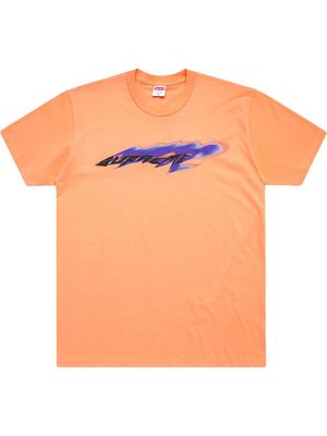 Supreme Wind logo-print T-shirt - Orange