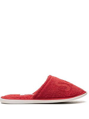 Supreme x Frette terry slippers - Red