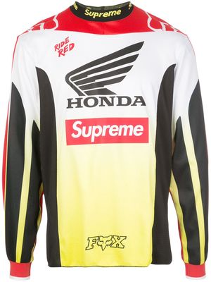 Supreme x Honda x Fox Racing Moto jersey T-shirt - Red