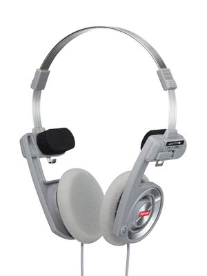 Supreme x Koss PortaPro headphones - Grey