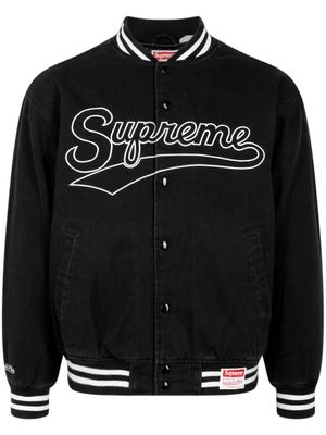 Supreme X Mitchell & Ness Doughboy Varsity jacket - Black