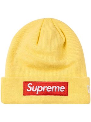 Supreme x New Era box logo beanie - Yellow