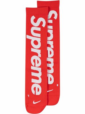 Supreme x Nike crew socks - Red