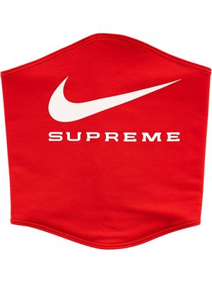 Supreme x Nike logo-print neck warmer - Red