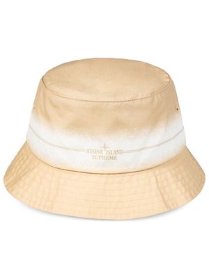 Supreme x Stone Island stripe crusher hat - Neutrals