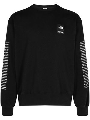 Supreme x The North Face "Black" sweatshirt