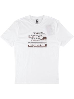 Supreme x The North Face logo T-shirt - White
