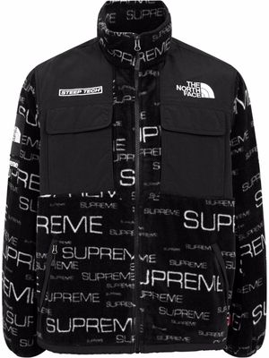 Supreme x The North Face steep tech fleece jacket - Black