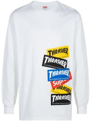 Supreme x Thrasher Multi Logo "White" T-shirt