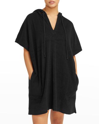 Surf Hooded Terry Coverup Poncho