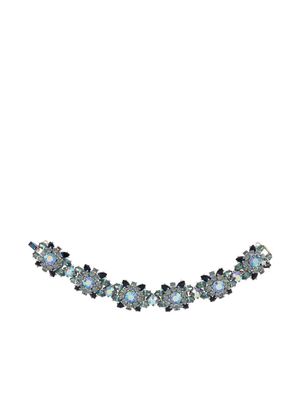 Susan Caplan Vintage 1960s Swarovski crystal bracelet - Silver
