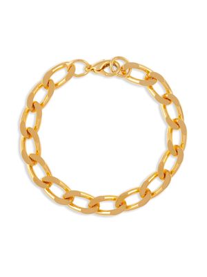Susan Caplan Vintage 1980s curb chain bracelet - Gold