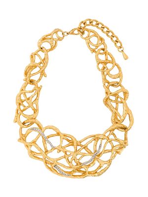 Susan Caplan Vintage 1990s Vintage Elizabeth Taylor Precious Vine Necklace - Gold
