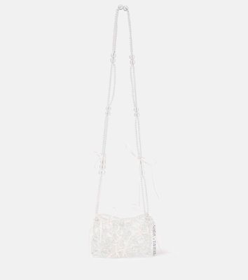 Susan Fang Bow-detailed beaded shoulder bag