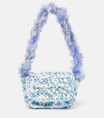 Susan Fang Mini crochet lace shoulder bag