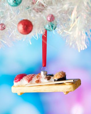 Sushi Board Holiday Ornament, 4.5"