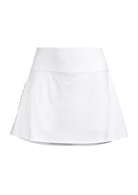 Susie Floral-Trim Tennis Skirt