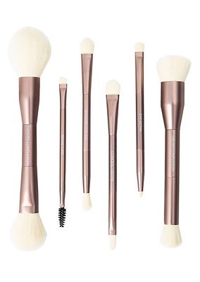 Sustainable Luxury 6-Piece Dual-Ended Makeup Brush Set