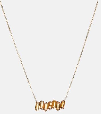 Suzanne Kalan 14kt yellow gold necklace with citrines