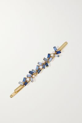 Suzanne Kalan - 18-karat Gold, Sapphire And Diamond Hair Slide - one size