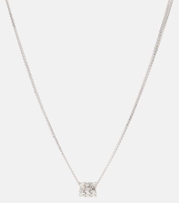 Suzanne Kalan 18kt white gold necklace with diamonds